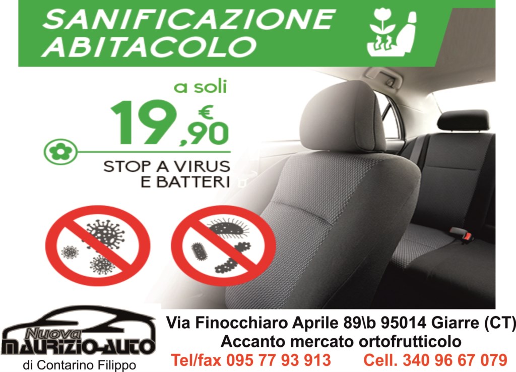 SANIFICAZIONE INTERNI